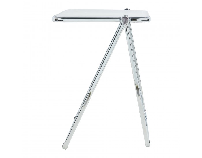 Сгъваема странична маса Alerhavn 70x49x68 cm Прозрачен []