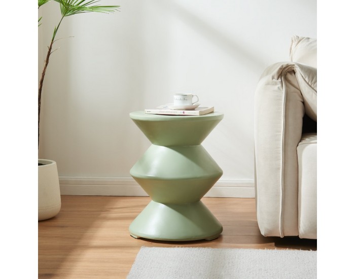 Помощна маса Kyppeslo 47xØ37 см ментово зелено []