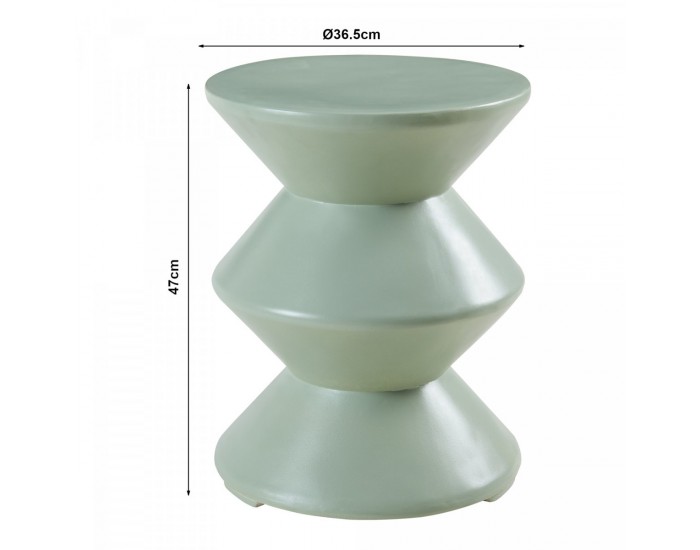 Помощна маса Kyppeslo 47xØ37 см ментово зелено []