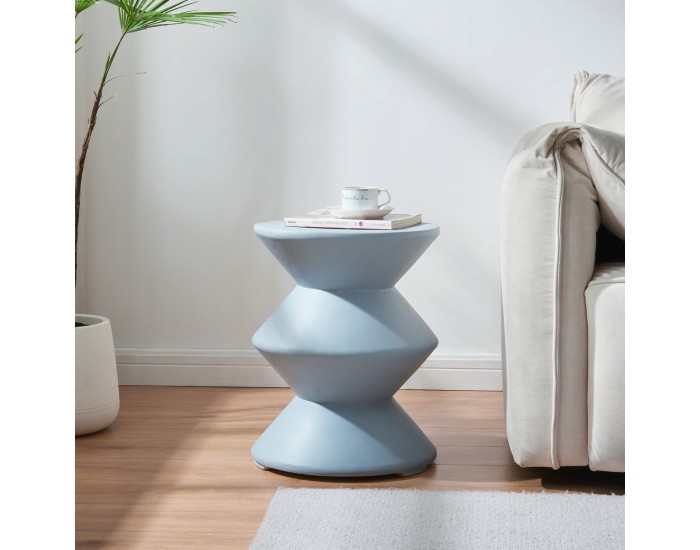 Помощна маса Kyppeslo 47xØ37 см светло синя []