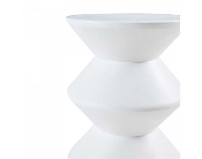 Помощна маса Kyppeslo 47xØ37 cm Бяла []