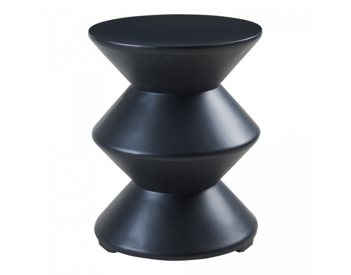 Помощна маса Kyppeslo 47xØ37 см Черен []