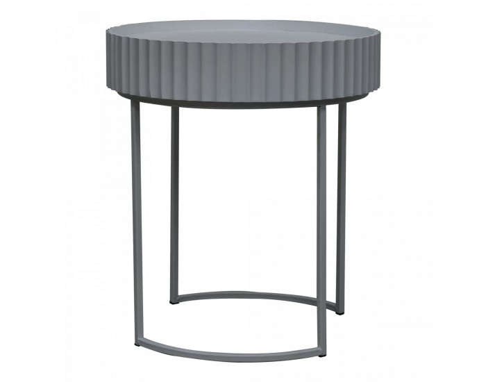 Помощна маса Rill 46xØ40 см Сива []