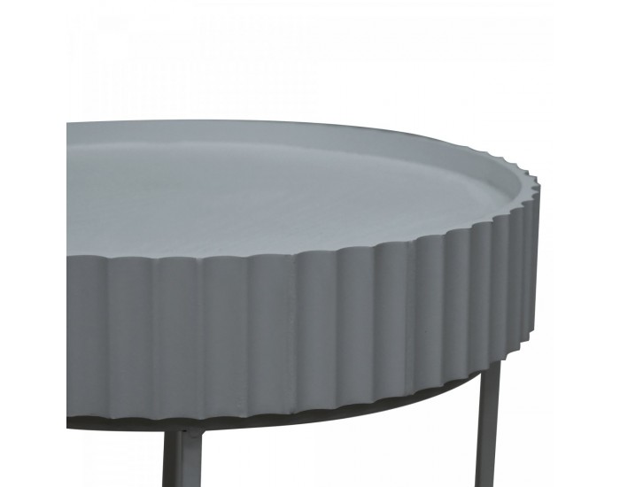 Помощна маса Rill 46xØ40 см Сива []