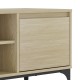 Шкаф за телевизор Kistiandi 140x40x50 см вид дъб, светъл []
