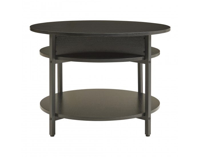 Маса за кафе Kandas с повдигащ плот 70x49 см Черна []