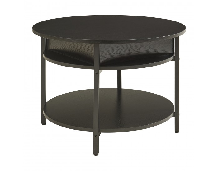 Маса за кафе Kandas с повдигащ плот 70x49 см Черна []