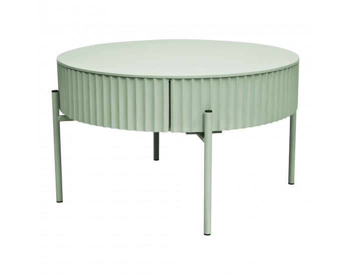Маса за кафе Rill с чекмедже 36xØ60 см ментово зелено []