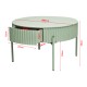 Маса за кафе Rill с чекмедже 36xØ60 см ментово зелено []