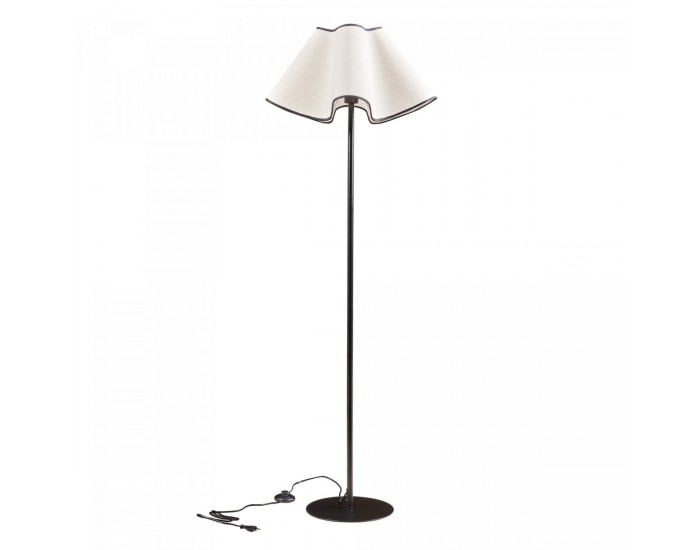 Подова лампа Ashton 153см черно/бяло []