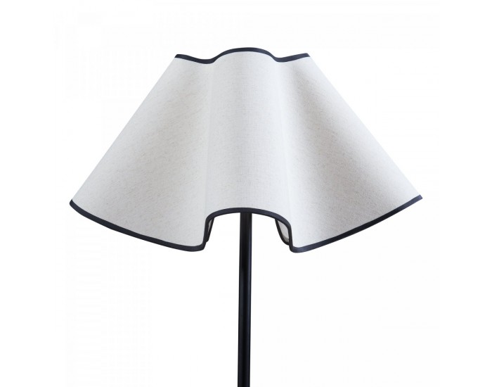 Подова лампа Ashton 153см черно/бяло []