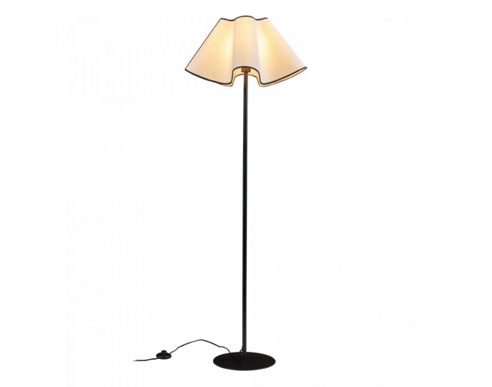 Подова лампа Ashton 153см черно/бяло []