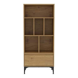 Етажерка Kistiandi 137x60x35 см вид дъб, тъмен [] - Дневна