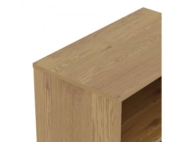 Етажерка Kistiandi 137x60x35 см вид дъб, тъмен []