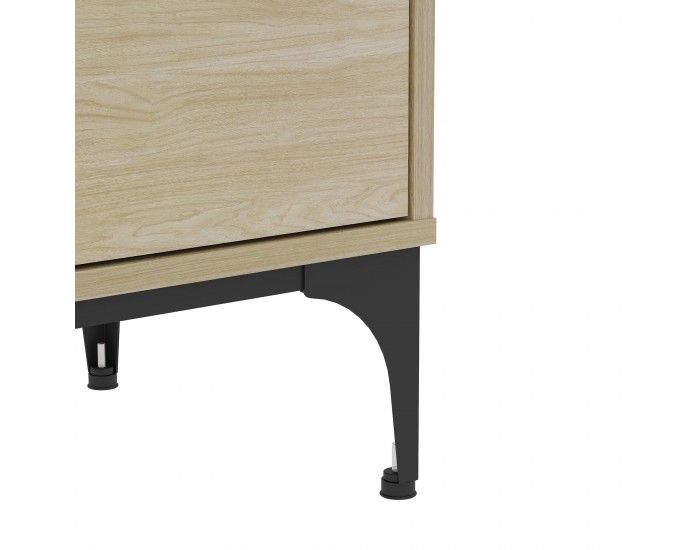 Етажерка Kistiandi 137x60x35 см вид дъб, светла []