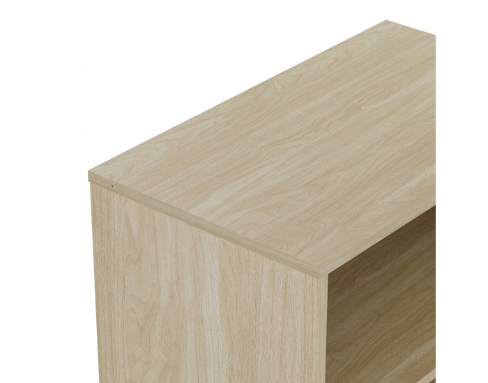 Етажерка Kistiandi 137x60x35 см вид дъб, светла []