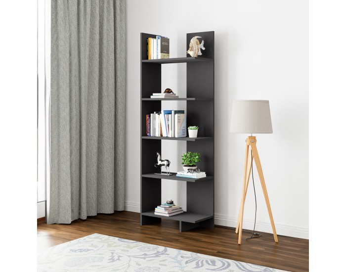 Vireftere библиотека 176x62x29 см сива []