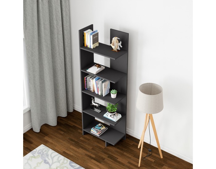 Vireftere библиотека 176x62x29 см сива []