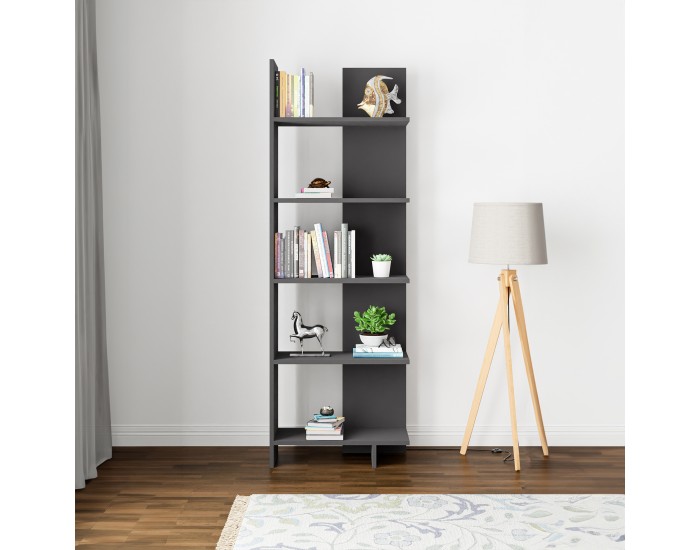 Vireftere библиотека 176x62x29 см сива []