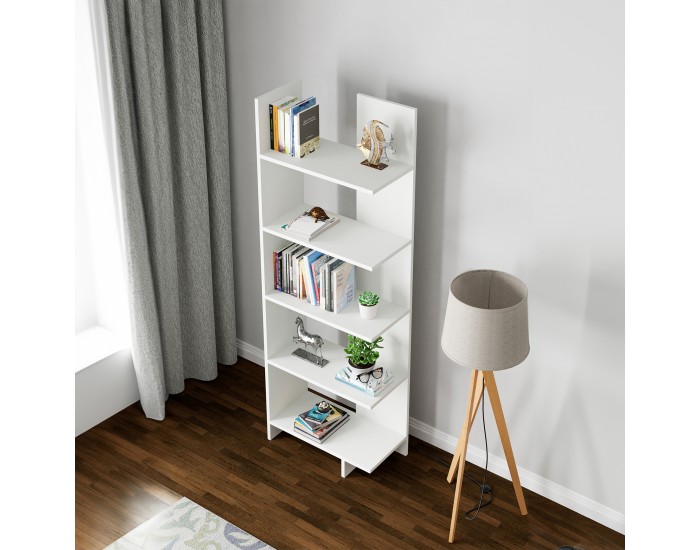 Vireftere библиотека 176x62x29 см бяла []