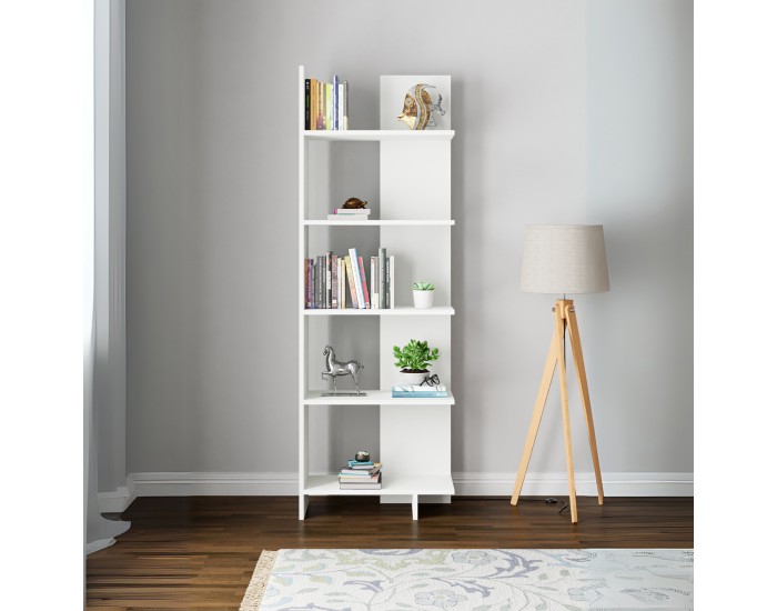 Vireftere библиотека 176x62x29 см бяла []