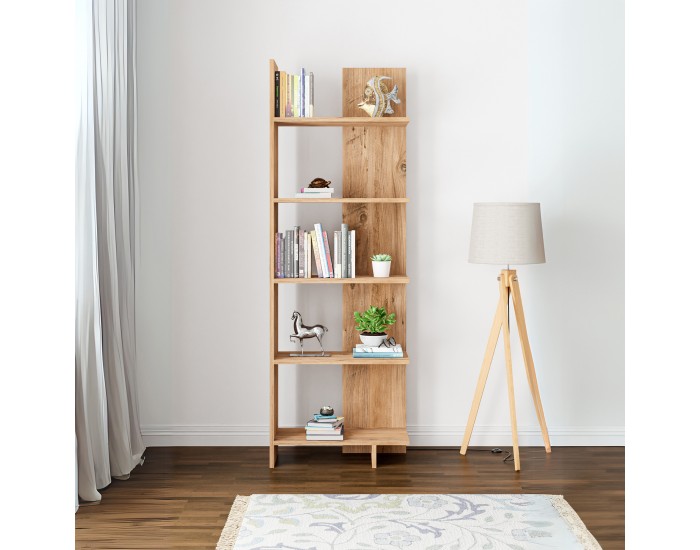 Библиотека Vireftere 176x62x29 cm вид дърво []