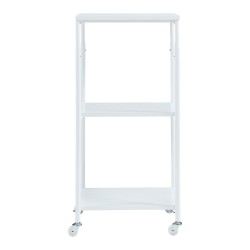 Сгъваема масичка за принтер Janertu 82x39x35 cm Бяла [] - Кухненски аксесоари