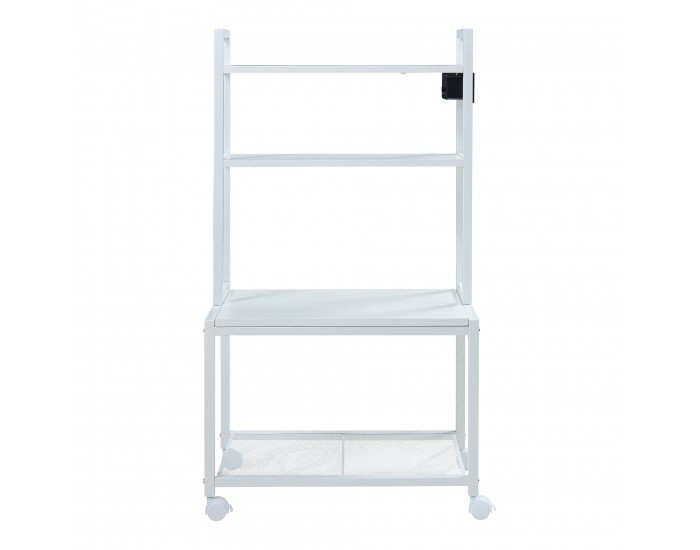 Сгъваема маса за принтер Svanaldsvipp 100x55x38 cm cm Бяла []