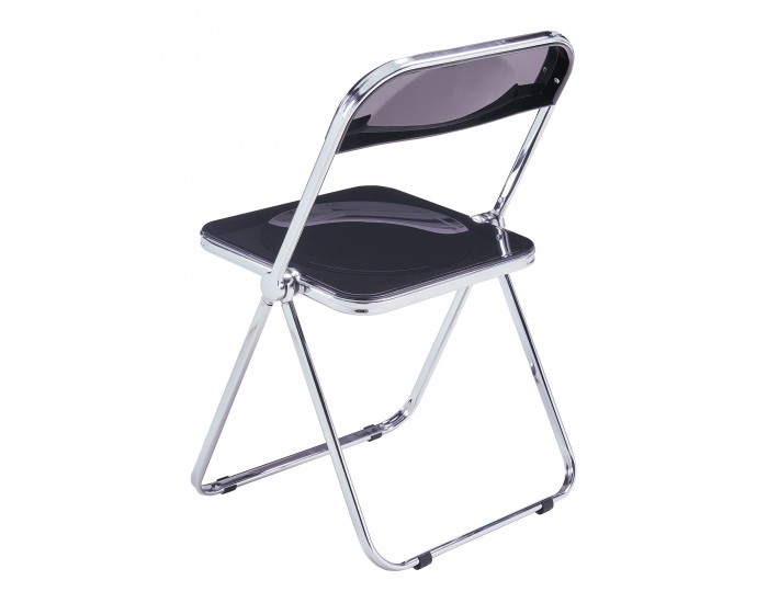 Комплект сгъваеми столове Pornainen от 2 черни []