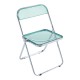 Сгъваем стол Pornainen, комплект 6 бр., ментовозелен, прозрачен []