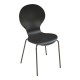 Комплект трапезарни столове Etne 4 черни []