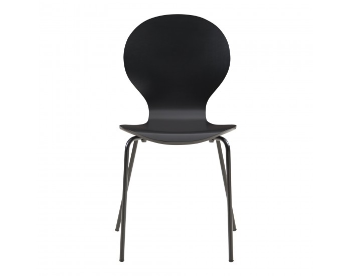 Комплект трапезарни столове Etne 4 черни []