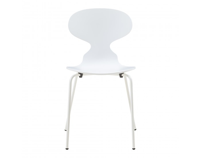 Комплект трапезарни столове Kil от 4 бели []