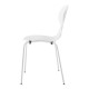 Комплект трапезарни столове Kil от 4 бели []