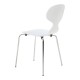 Комплект трапезарни столове Kil 4 бели/хром []