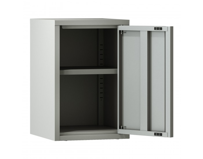 Стенен шкаф Burlöv 50x33x35 см стоманено сив []