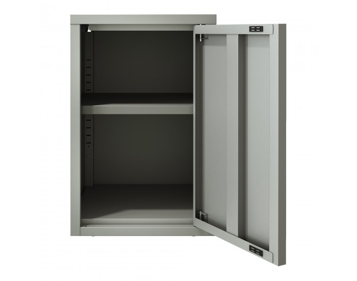 Стенен шкаф Burlöv 50x33x35 см стоманено сив []