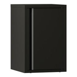 Стенен шкаф Burlöv 50x33x35 см стомана черен [] - Шкафове, Витрини, Модулни секции
