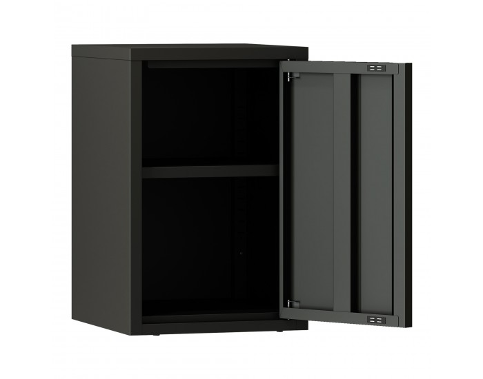 Стенен шкаф Burlöv 50x33x35 см стомана черен []