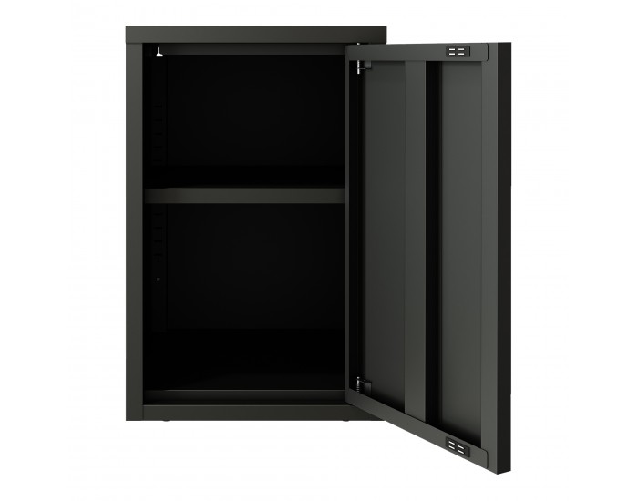 Стенен шкаф Burlöv 50x33x35 см стомана черен []