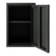 Стенен шкаф Burlöv 50x33x35 см стомана черен []