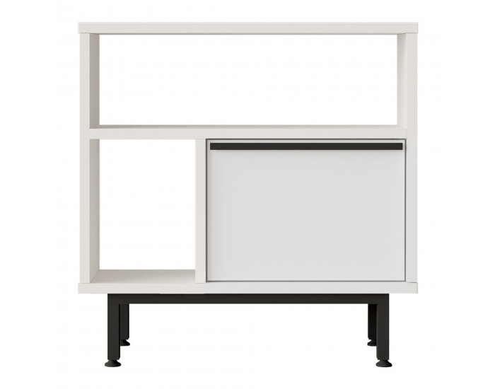 Помощна маса Vesanto 60x60x26 см Бяла []