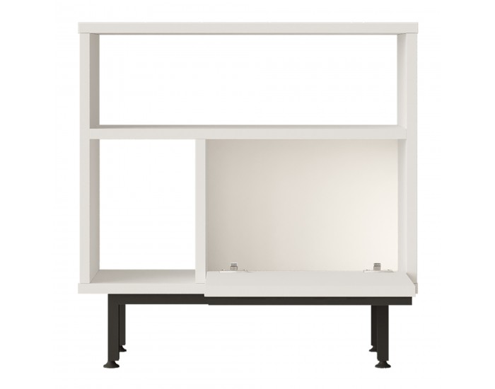 Помощна маса Vesanto 60x60x26 см Бяла []