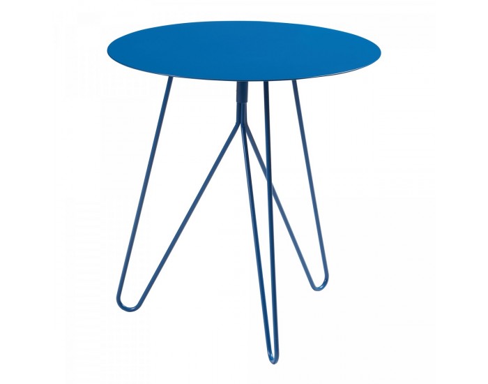 Помощна маса Nopimi 45xØ43 см синьо, мат []