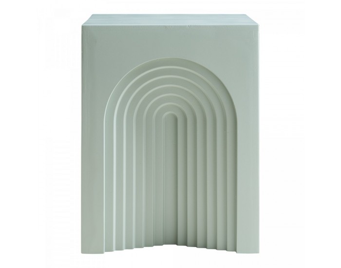 Помощна маса Elverumn 45x35x35 см зелена, мат []