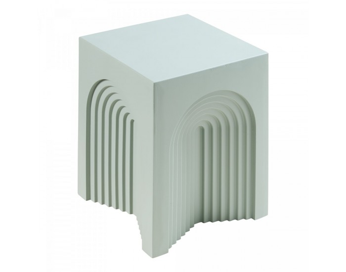 Помощна маса Elverumn 45x35x35 см зелена, мат []