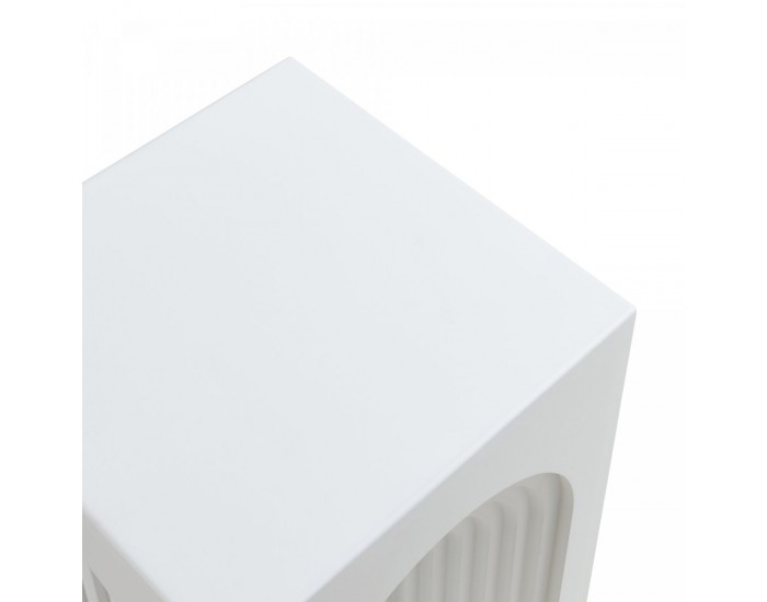 Помощна маса Elverumn 45x35x35 см бяла, мат []