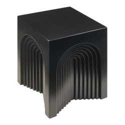 Помощна маса Elverumn 45x35x35 см черна, мат [] - Холни маси