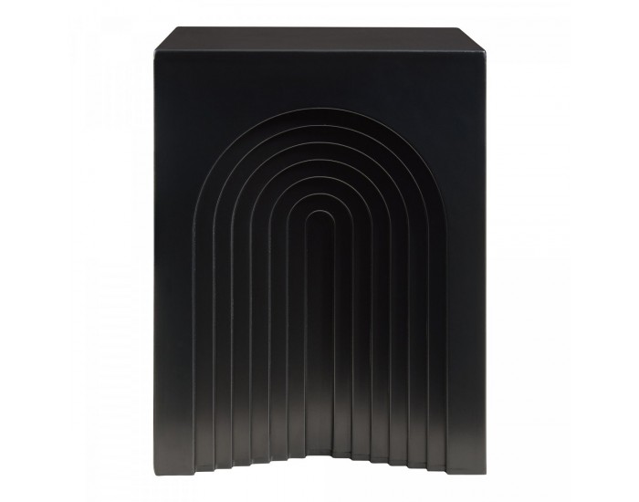 Помощна маса Elverumn 45x35x35 см черна, мат []