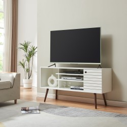 ТВ шкаф Vare 130x40x66 см Бял [] - Дневна